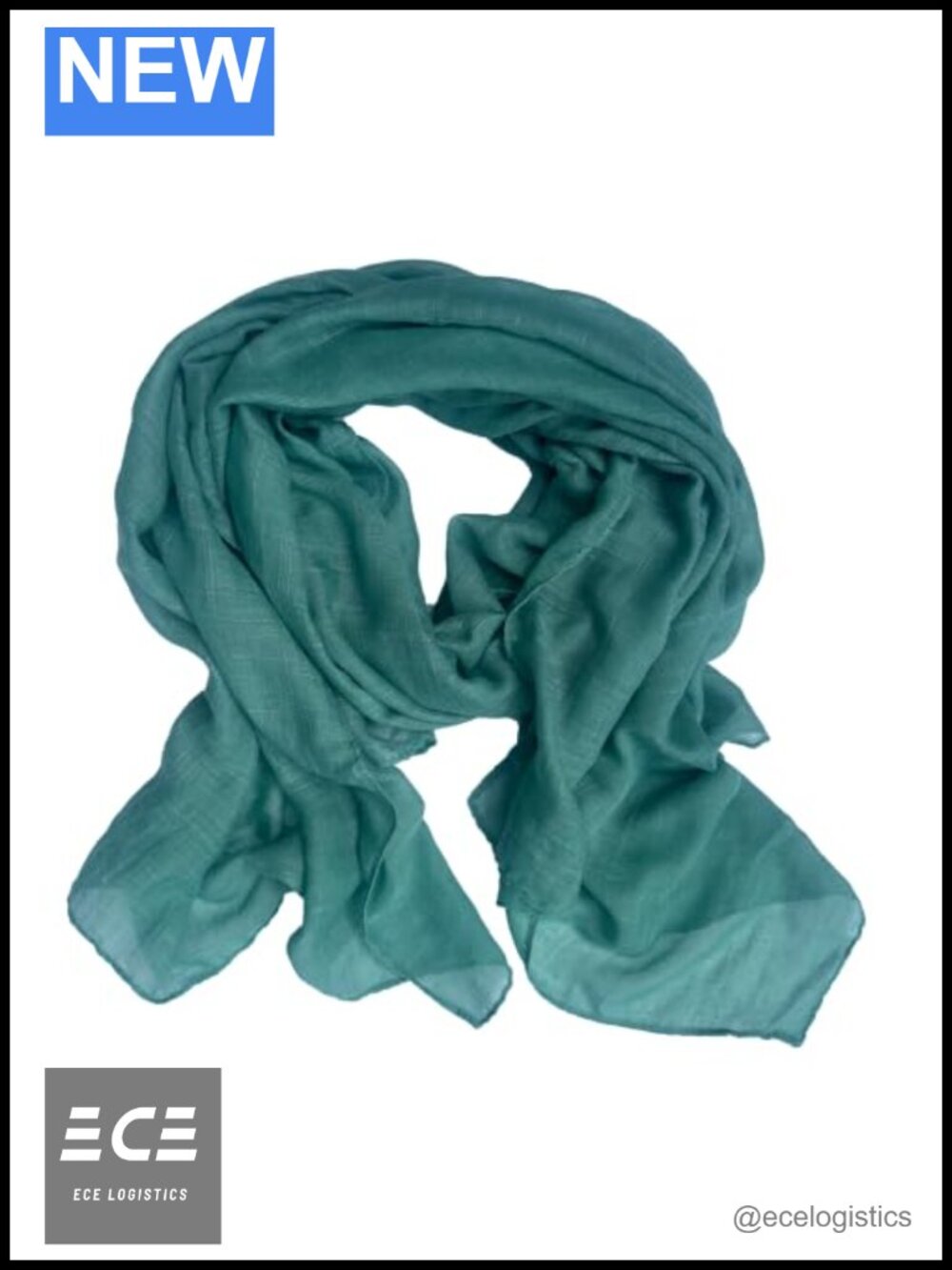 Insect Shield Lightweight Travel Scarf Solid Polyester 38x70